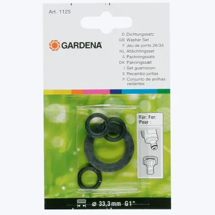 Gardena rubberringenset - 3 stuks 2