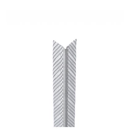 Profilé d'angle - galvanisé - avec structure en grille - 2,5 m