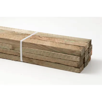 Vuren voordeelpak ruw geïmpregneerd - 2400x40x22mm - 12stuks 2