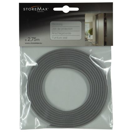 Join de protection StoreMax Basic pour pour porte coulissante gris 2,75m
