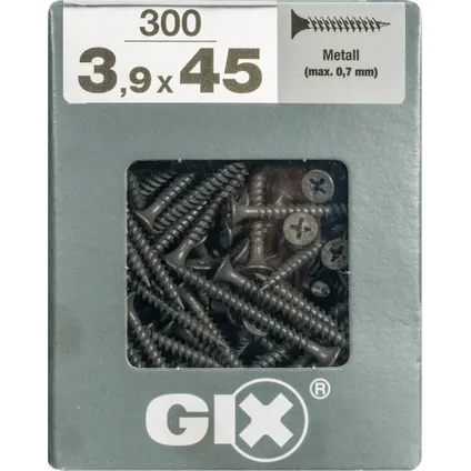 Spax schroevendraaiers voor droogbouw GIX Type A 45x3,9mm 300st
