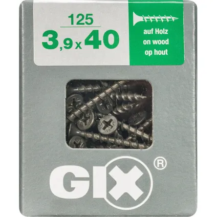 Spax schroevendraaiers voor droogbouw GIX Type B 40x3,9mm 125st