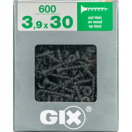 Spax universeelschroef voor droge tussenwand GIX Type B 30x3,9mm 600 st
