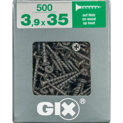 Spax schroef droge tussenwand 'GIX Type B' 35 x 3,9 mm - 500 stuks