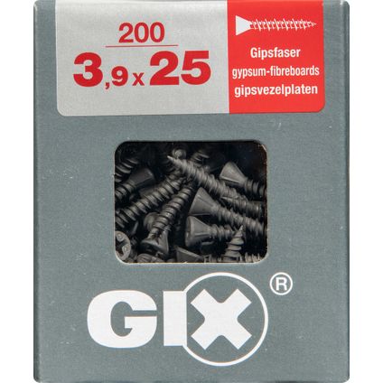 Spax schroevendraaiers voor GIX Type C 25x3,9mm 200st