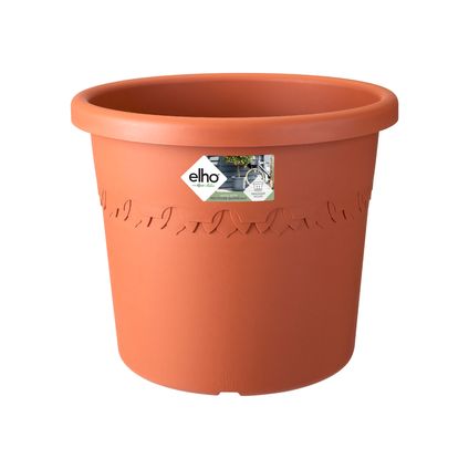 Pot de fleurs Elho algarve cilindro rond Ø35cm terre cuite