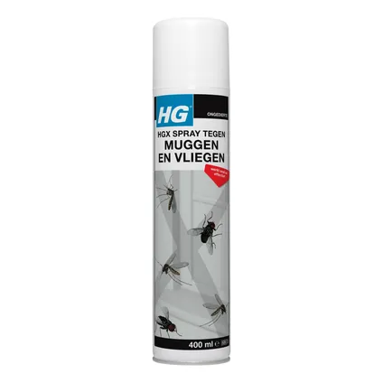 HG spray tegen muggen & vliegen HGX 400ml spuitbus