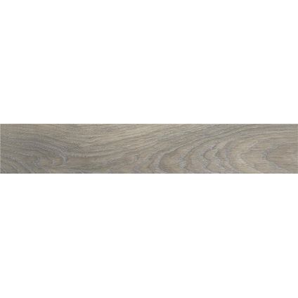 Wand- en vloertegel Artic wood donkergrijs 15x90cm