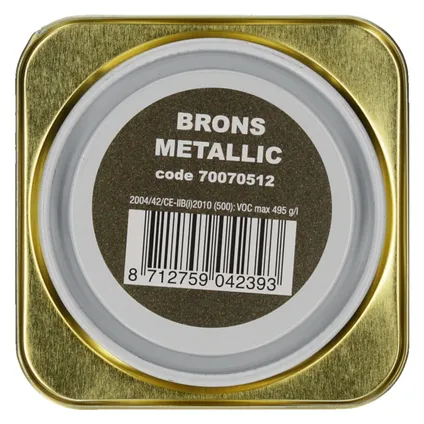 Metalgel metaallak brons glans zijdeglans 750ml 5