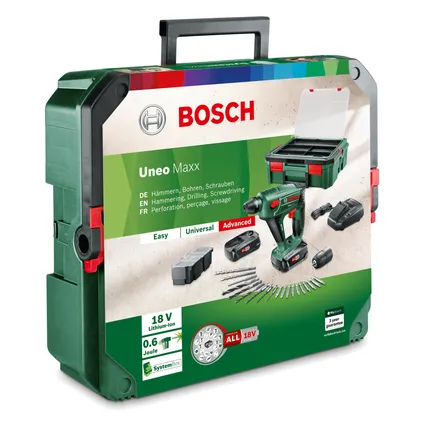 Bosch boorhamer Uneo Maxx SystemBox 18V 5