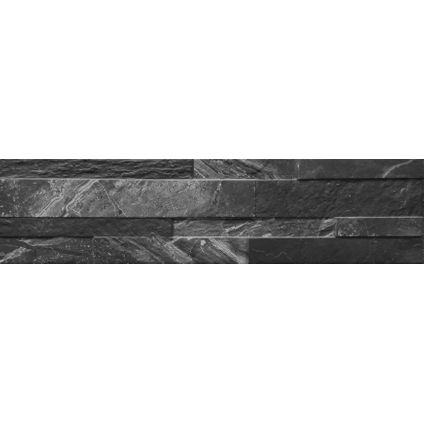Wandtegel Gioa zwart 15x61cm