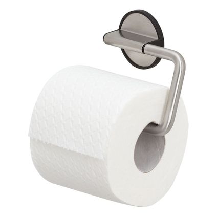 Porte-rouleau papier toilette Tiger Tune sans rabat acier inoxydable brossé / noir
