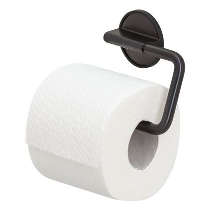 Porte-papier de toilette Tiger Tune métal brossé noir à suspendre