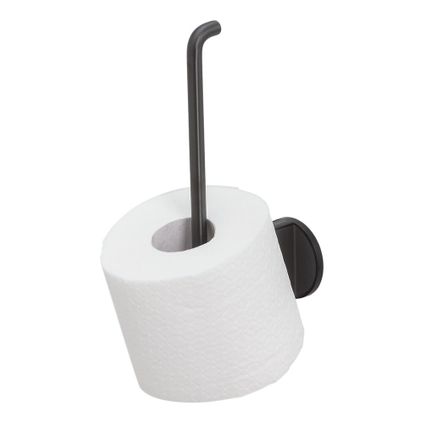 Porte-rouleaux papier toilette Tiger Tune de réserve métal brossé noir / noir
