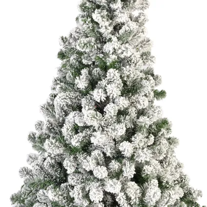 Sapin de Noël artificiel Decoris Imperial Pine Snowy - PVC - ⌀117cm - ↕180cm 2