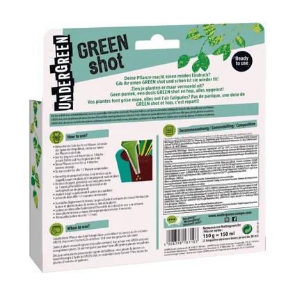 Revitalisant plantes vertes Compo Undergreen Green Shot 5x30ml 3