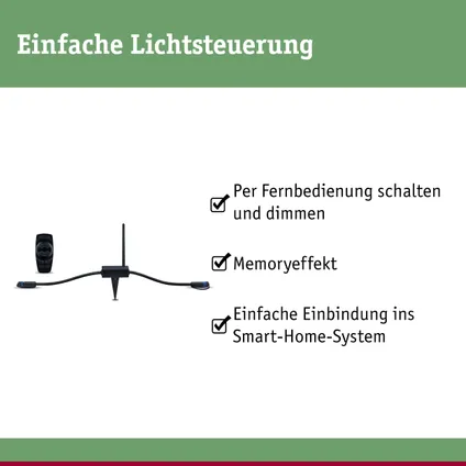 Paulmann Outdoor Plug & Shine controller zwart met afstandsbediening 9