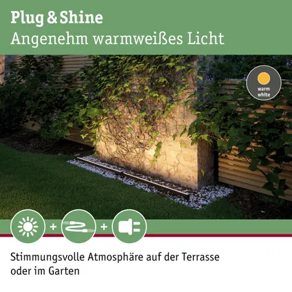 Paulmann Outdoor Plug & Shine grondverlichting antraciet 8W 8