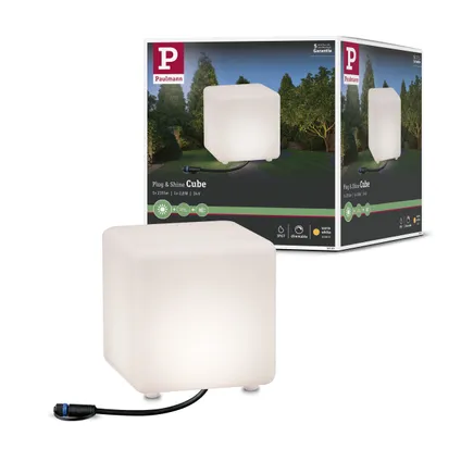 Lampe d'extérieur Paulmann Outdoor Plug & Shine Cube 2,8W 8