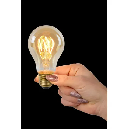 Ampoule filament LED Lucide A60 Twilight Sensor E27 4W 3