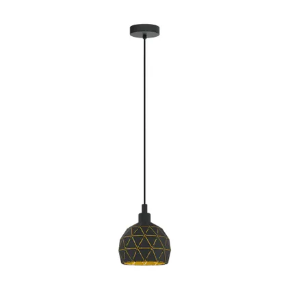 EGLO hanglamp Roccaforte zwart ⌀17cm E14 2