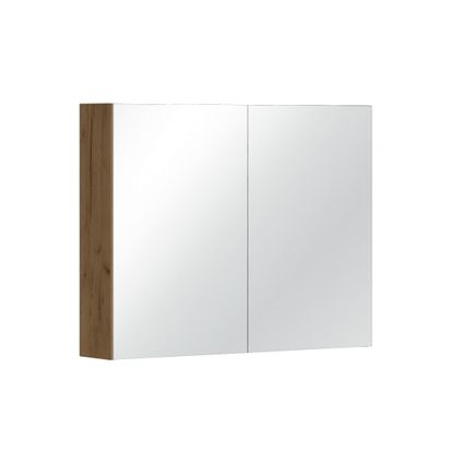 Allibert spiegelkast Look 80cm VDE 2 deuren houtdecor
