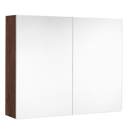 Allibert spiegelkast Look 80cm VDE 2 deuren chêne charleston houtdecor