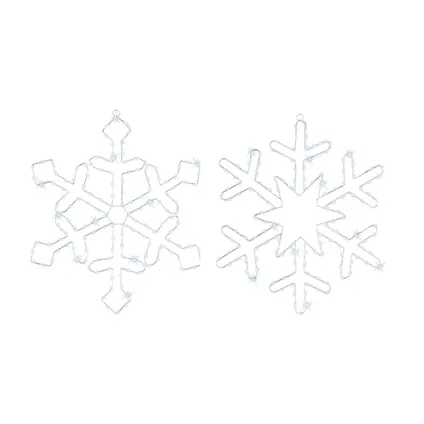 Decoris ledverlichting sneeuwvlok 57x57cm