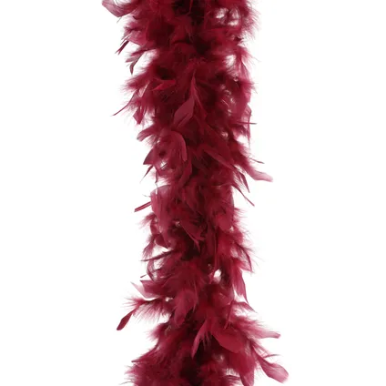 Guirlande de Noël Boa rouge 15x180cm