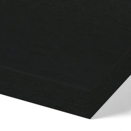 Panneau de meuble - Noir élégant - 250x60cm -18mm 5