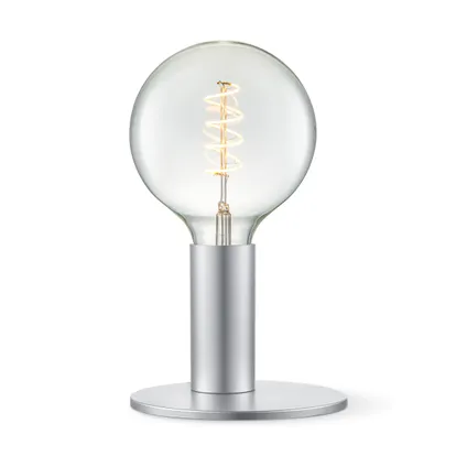 Home Sweet Home Moderne tafellamp Side - zilver - 16/16/12cm Bedlampje 7
