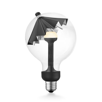 Home Sweet Home dimbare LED lamp Umbrella zwart-zilver E27 5W 400Lm