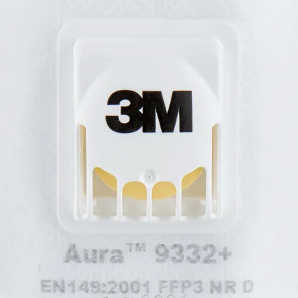 3M fijnstofmasker Aura FFP3 met ventiel 3