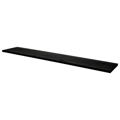 zadel efficiënt smeren Duraline plank zwart eiken ABS PEFC 18mm 118x23,5cm