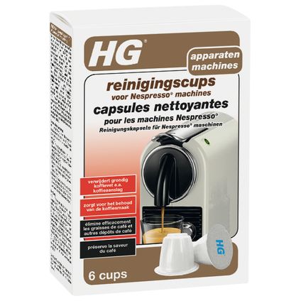 Capsules nettoyantes Nespresso® HG 6pcs