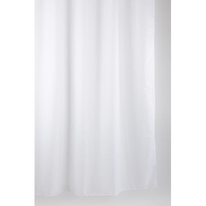 Rideau de douche Allibert Albin polyester blanc 120x200cm