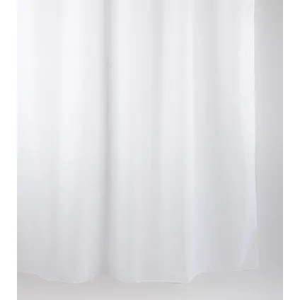 Rideau de douche Allibert Albin polyester blanc 240x200cm