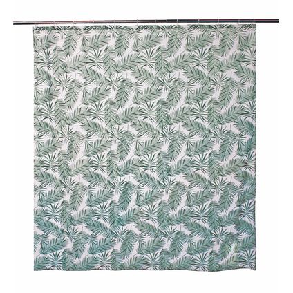 Rideau de douche Allibert Oural polyester vert 180x200cm
