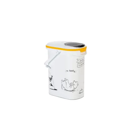 Curver voedselcontainer Dis hond wit 10L 4kg 3