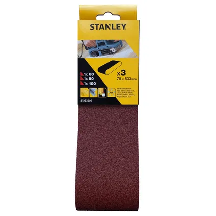 Stanley schuurpapier 533x75mm – 3 stuks 2