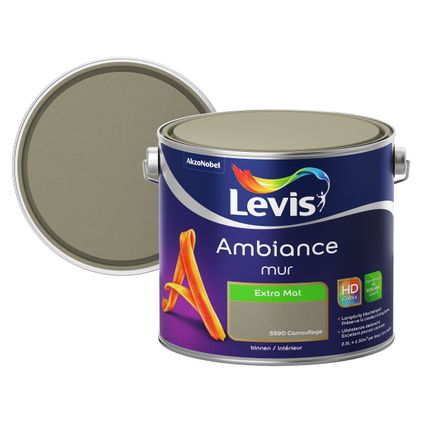 Levis muurverf Ambiance Mur camouflage extra mat 2,5L