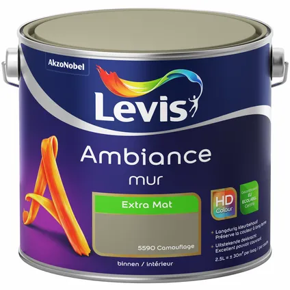 Levis muurverf Ambiance Mur camouflage extra mat 2,5L 2