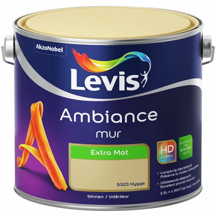Levis muurverf Ambiance Mur hygge extra mat 2,5L 5