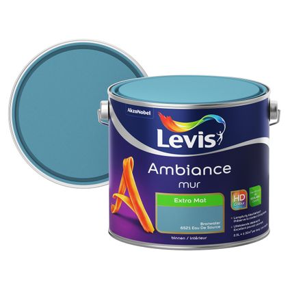 Levis muurverf Ambiance Mur bronwater extra mat 2,5L