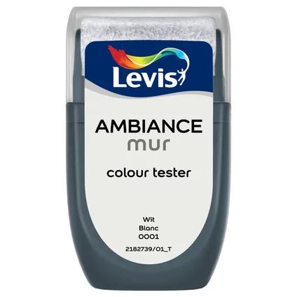 Levis Ambiance muurverf tester wit 30ml 3