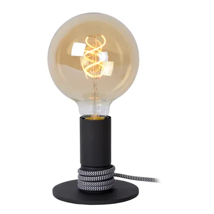 Lucide tafellamp Marit zwart ⌀10cm E27 2