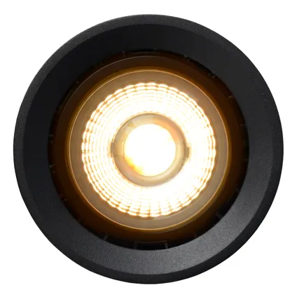 Plafonnier LED Lucide Fedler noir ⌀12cm 12W 4