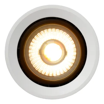Plafonnier LED Lucide Fedler blanc ⌀12cm 12W 3