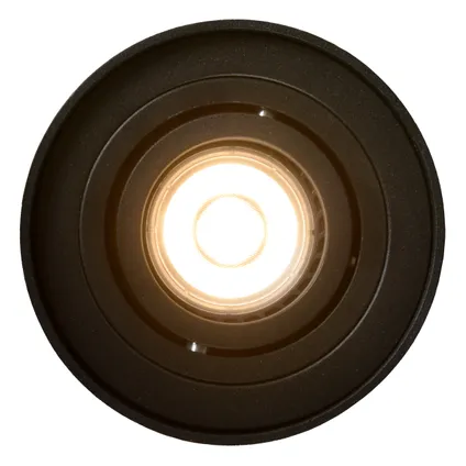 Spot de plafond Lucide Tube noir ⌀9,6cm GU10 4