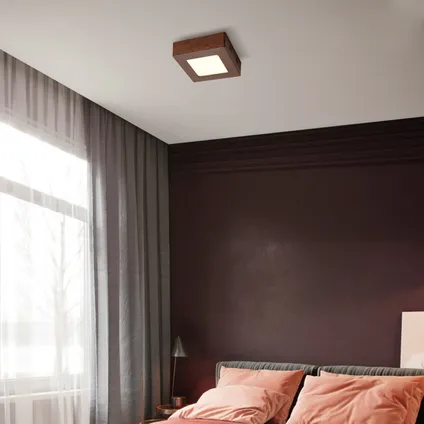 Home Sweet Home plafondlamp LED Ska roest vierkant 6W 3